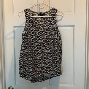 Black and white tank